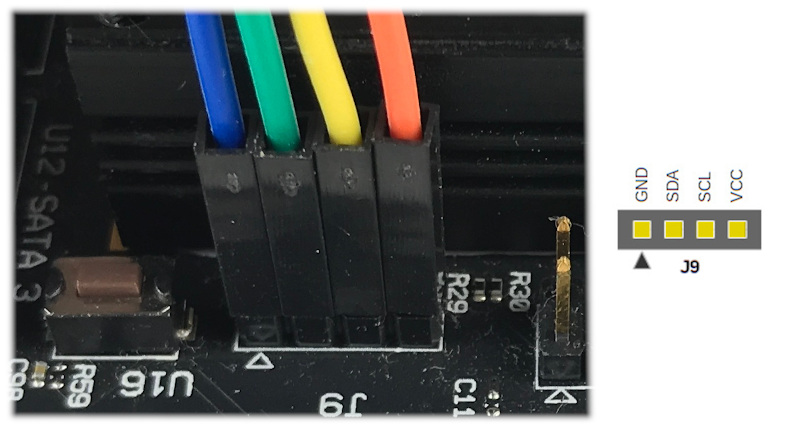 I2C Board Pinout